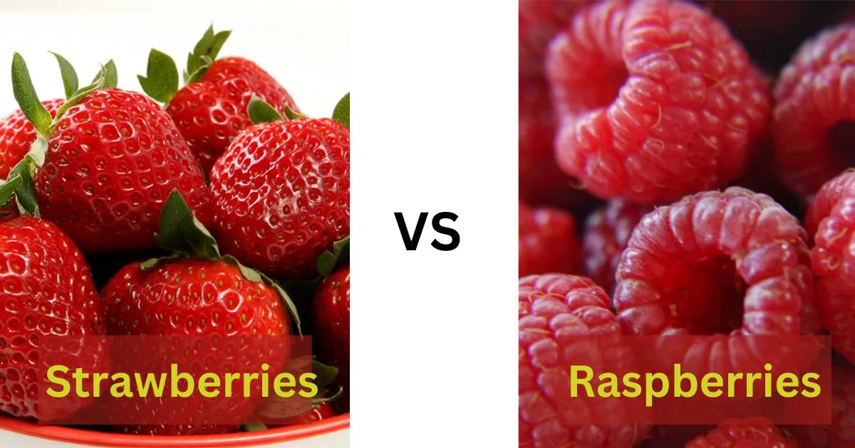 Strawberries and raspberries