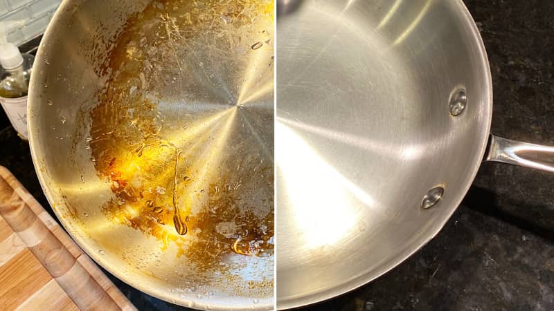 Tackling burnt-on food and deep discoloration