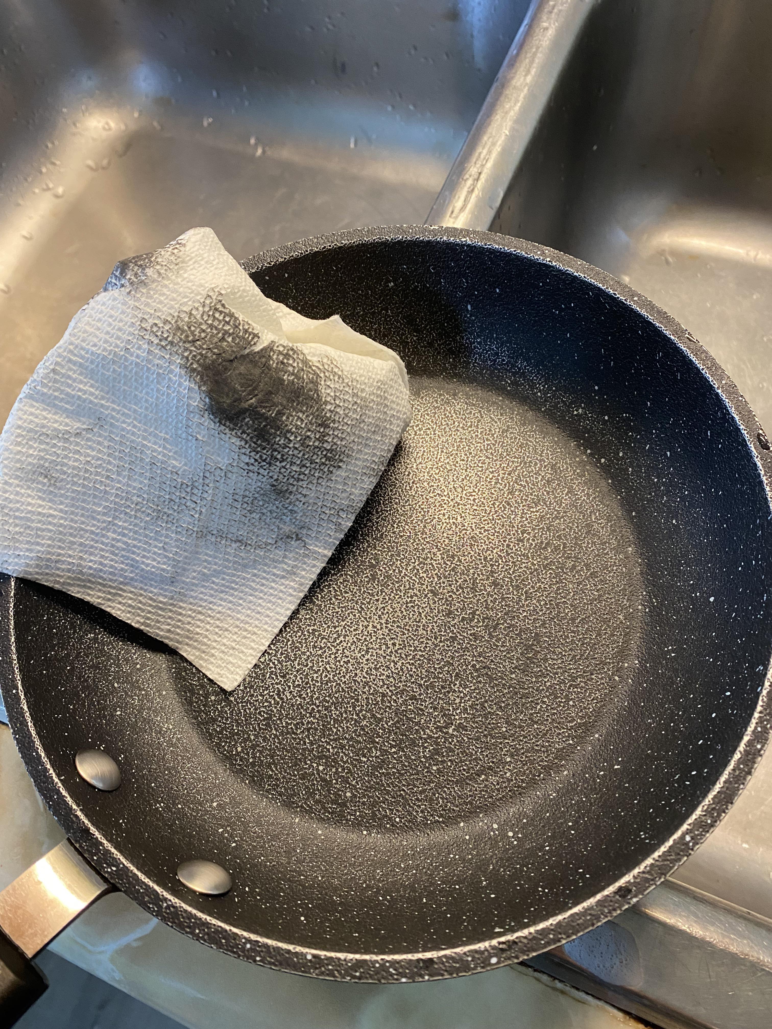 Deep cleaning for stubborn black residue