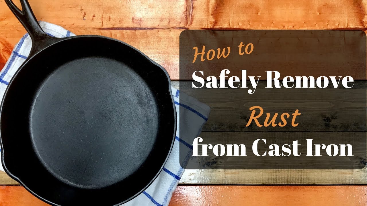Step-by-step: how to remove rust from cast iron pan
