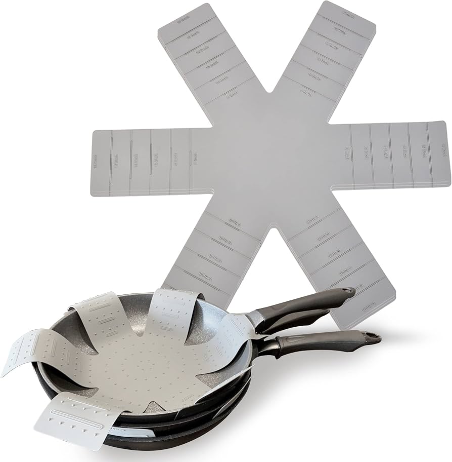 Storage solutions and DIY ideas for how to stack cookware without scratching