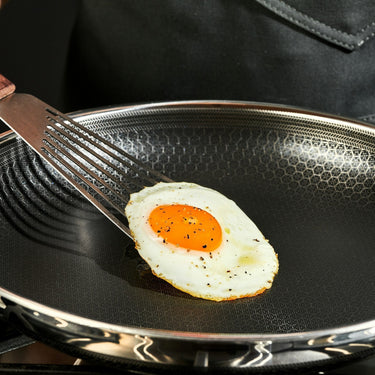 Care, seasoning, and maintenance to keep eggs from sticking