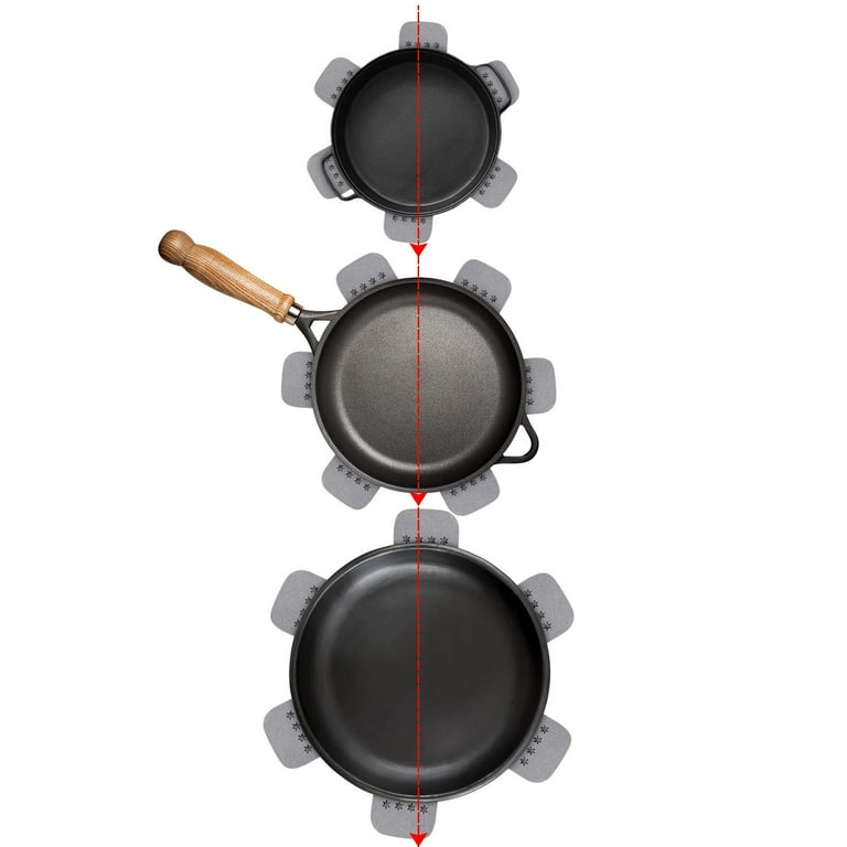Quick PAA-style questions about how to stack cookware without scratching