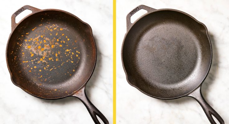 How To Remove Rust From Cast Iron Pan
